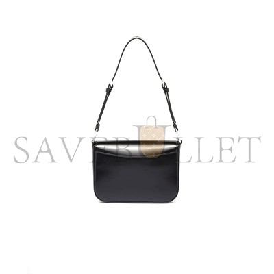 PRADA BRUSHED LEATHER SHOULDER BAG 1BD308 (21*15*6cm) 